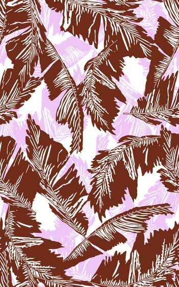 849939-手绘芭蕉叶057916b