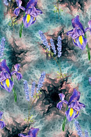 乱花印花华亿平台图片