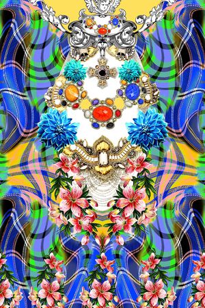 时尚印花华亿平台图片