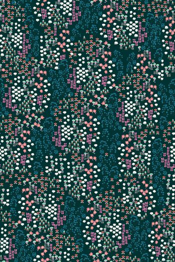 850151-细密碎花绿