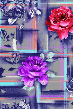 苏格兰格印花华亿平台图片