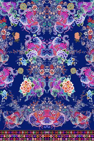 民族风印花华亿平台图片