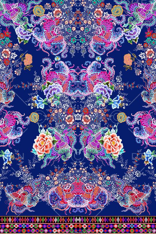 民族风印花华亿平台图片