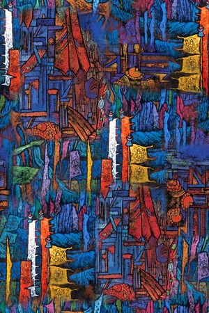 几何印花华亿平台图片