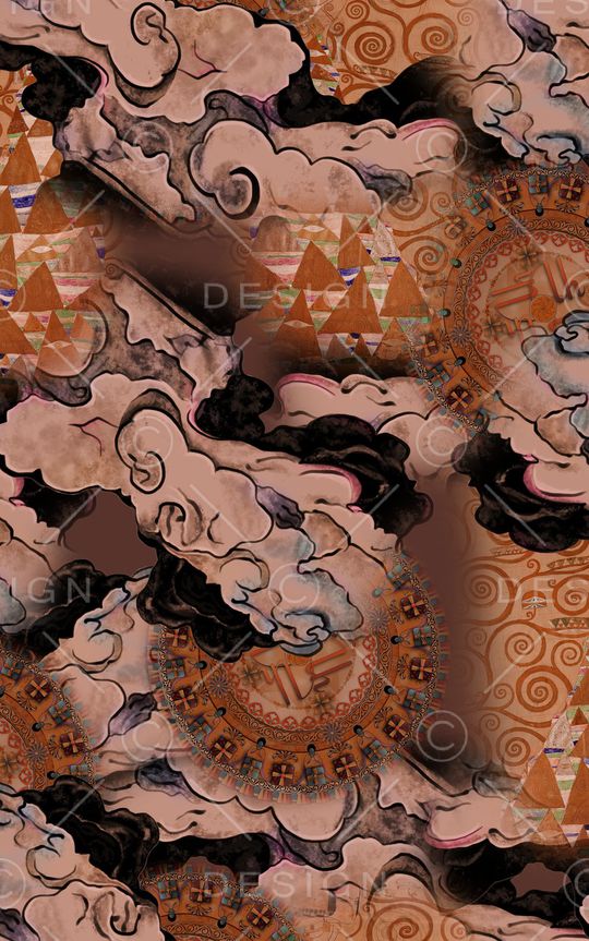 波西米亚印花华亿平台图片