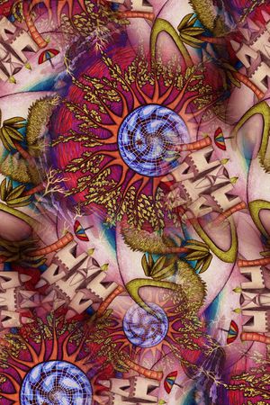 波西米亚印花华亿平台图片