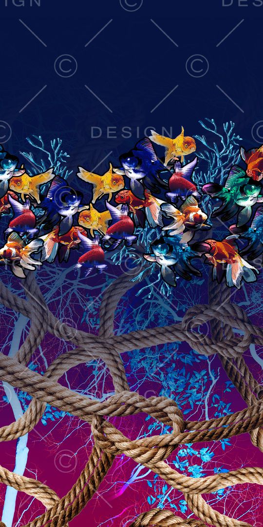 色块印花华亿平台图片