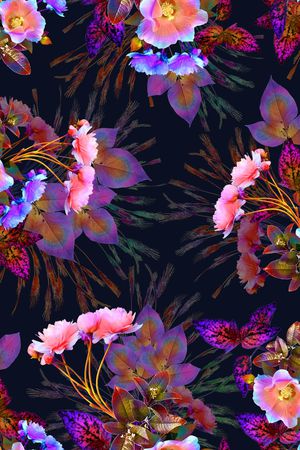 中国风印花华亿平台图片