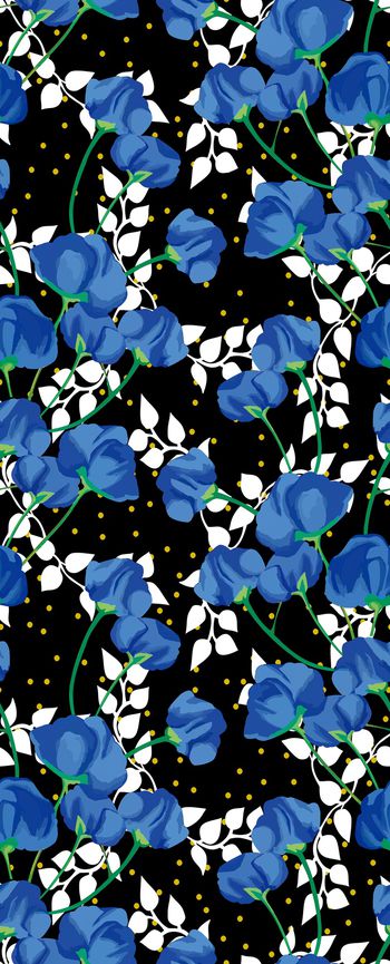 850849-抽象手绘花卉