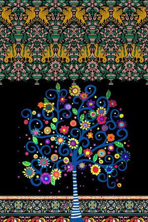 民族风印花华亿平台图片