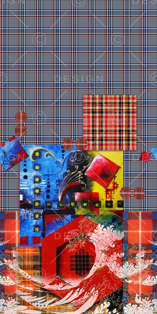 几何印花华亿平台图片