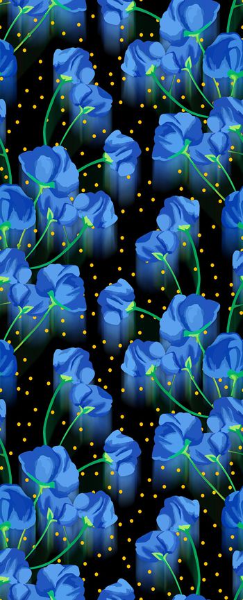 850862-抽象手绘花卉B