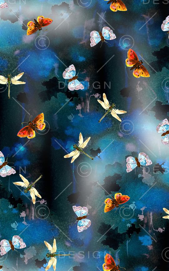 昆虫印花华亿平台图片