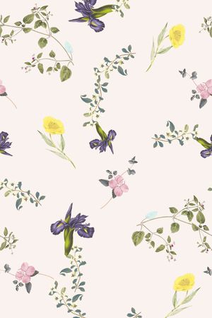 小碎花印花华亿平台图片