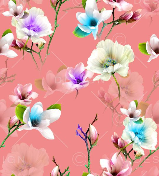 花朵印花华亿平台图片