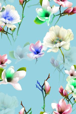 花朵印花华亿平台图片