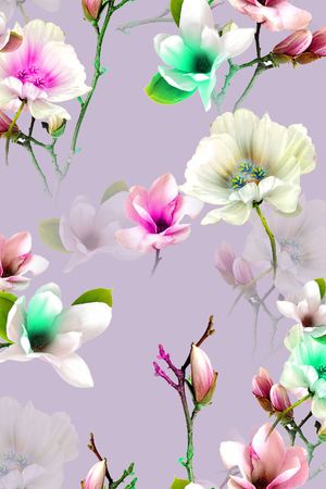 花朵印花华亿平台图片