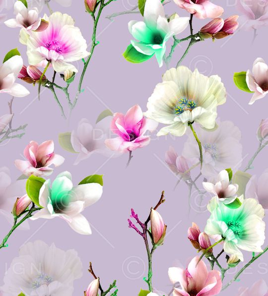 花朵印花华亿平台图片