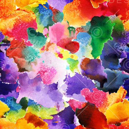 不规则云彩印花华亿平台图片