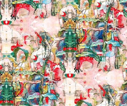 日韩风印花华亿平台图片