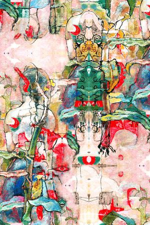 日韩风印花华亿平台图片