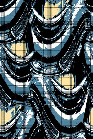 抽象纹理印花华亿平台图片