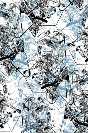 抽象纹理印花华亿平台图片