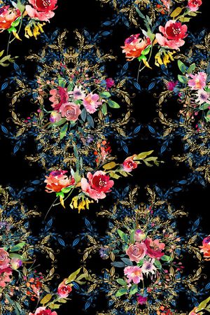 欧式印花华亿平台图片