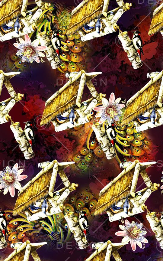 休闲印花华亿平台图片