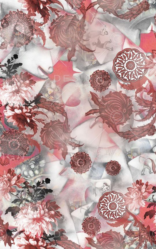 波西米亚印花华亿平台图片