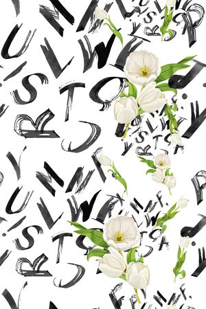 郁金香印花华亿平台图片