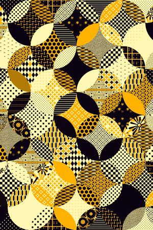 休闲几何印花华亿平台图片