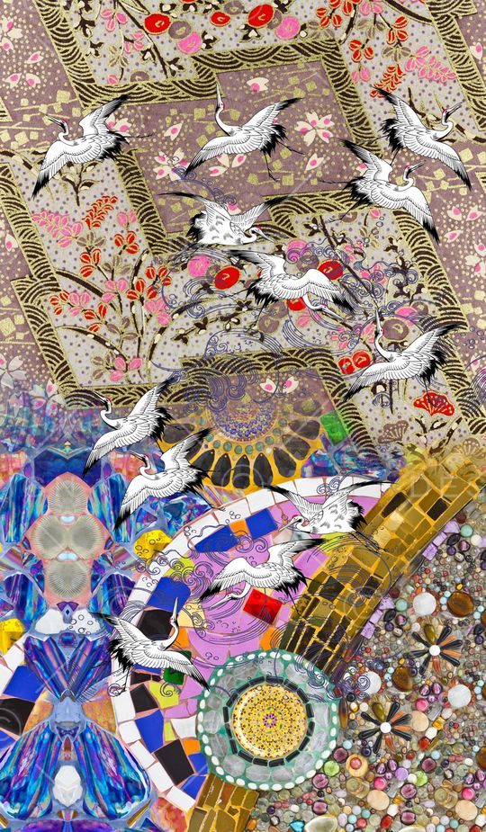 鹤印花华亿平台图片