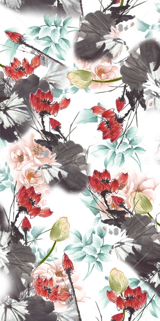 乱花印花华亿平台图片