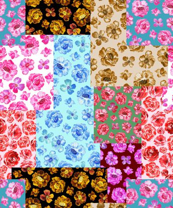 小碎花印花华亿平台图片