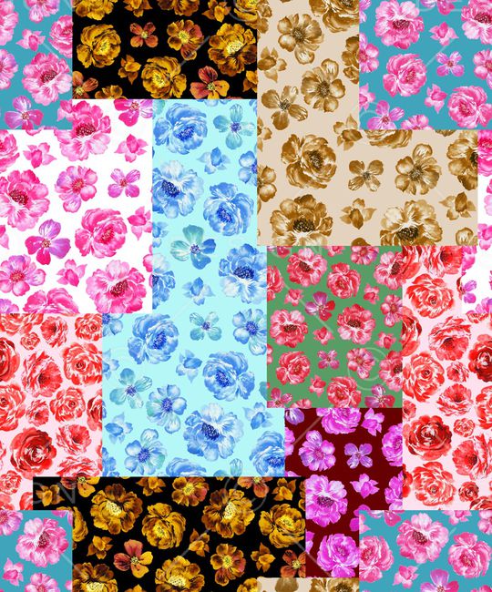 小碎花印花华亿平台图片