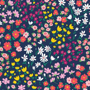 小碎花印花华亿平台图片