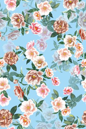 植物印花华亿平台图片