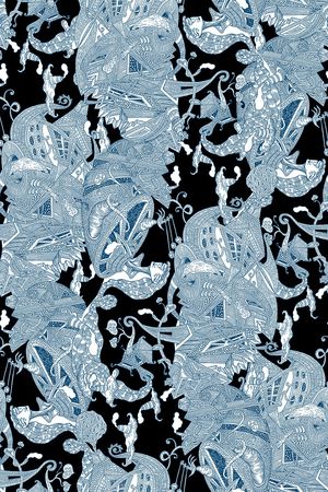 抽象纹理印花华亿平台图片