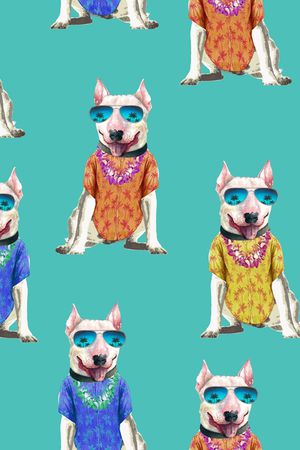 热带沙滩印花华亿平台图片