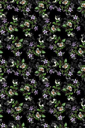 碎花印花华亿平台图片