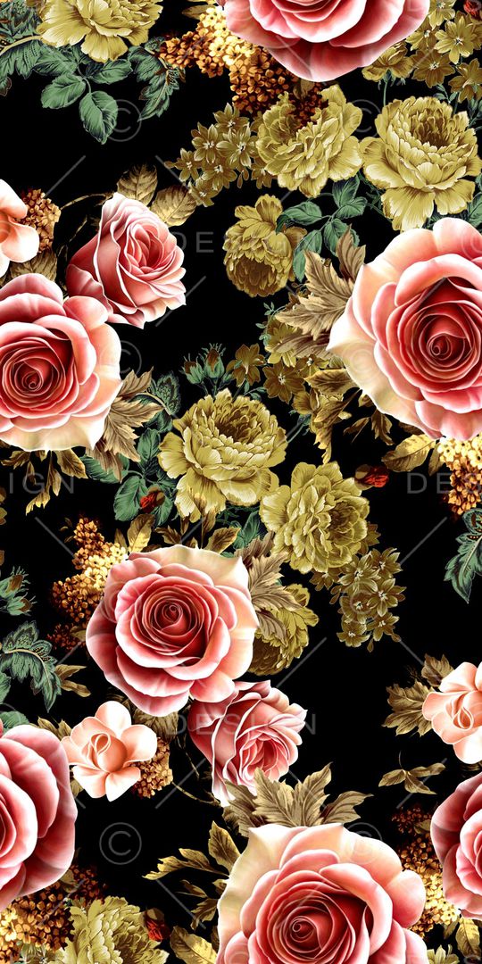 玫瑰印花华亿平台图片