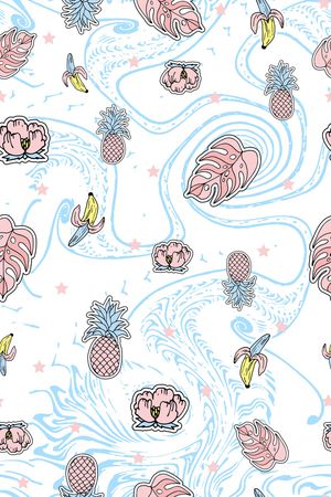 趣味热带风印花华亿平台图片