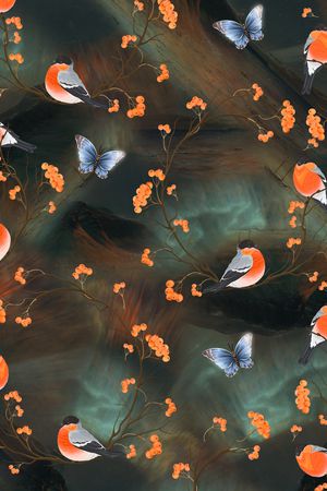 小碎花印花华亿平台图片