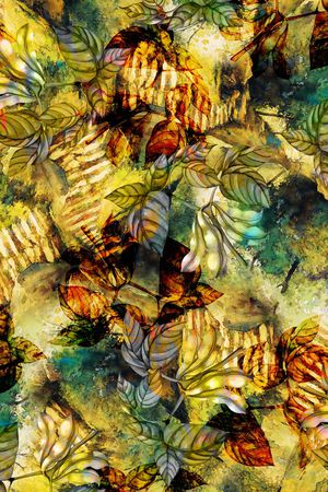 炫彩底纹印花华亿平台图片