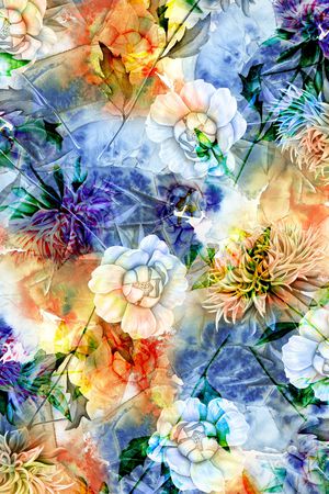 花朵印花华亿平台图片