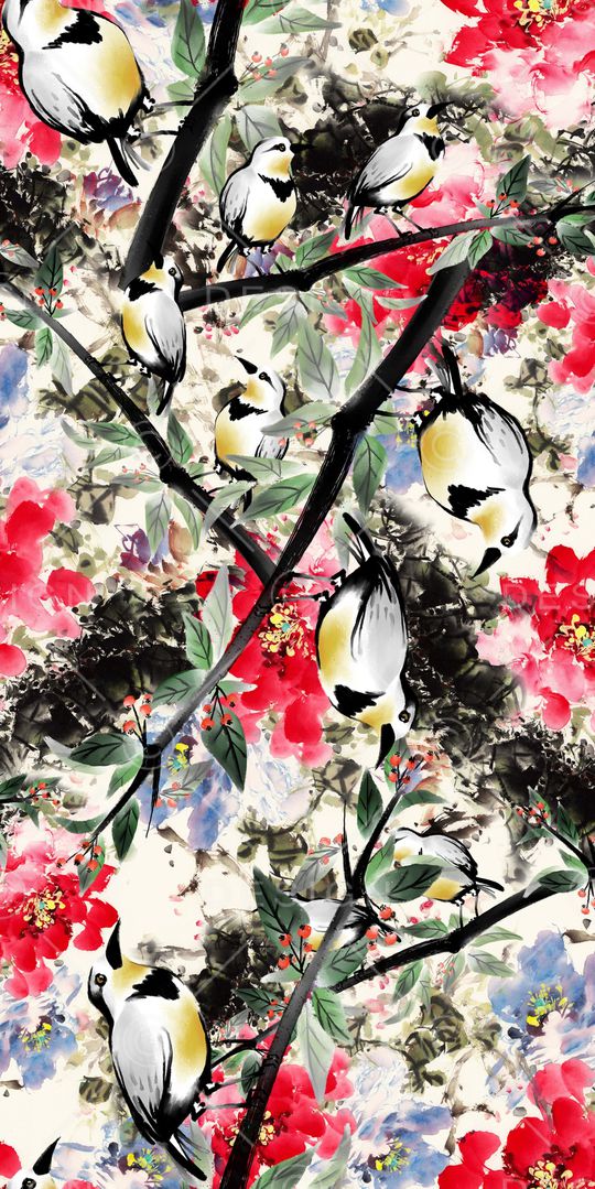 花朵印花华亿平台图片