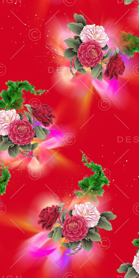 花朵印花华亿平台图片