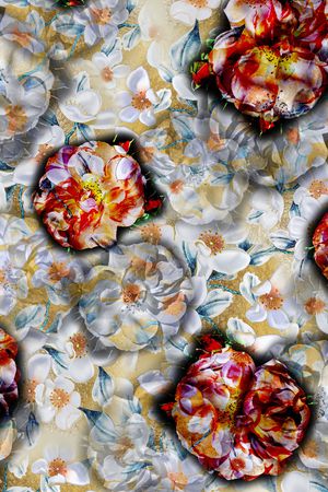 花朵印花华亿平台图片