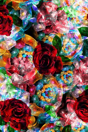 花朵印花华亿平台图片